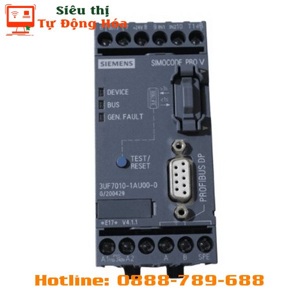 Thiết bị quản lý và điều khiển động cơ SIMOCODE pro 3UF7010-1AB00-0